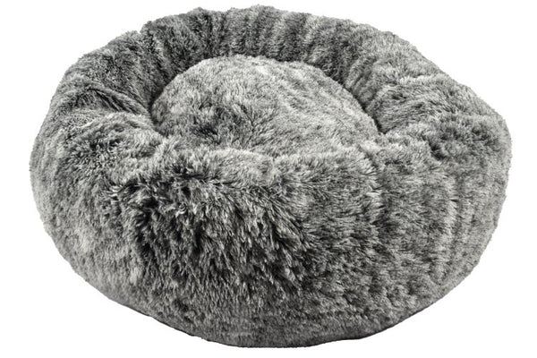 Donut Furry Pet Bed Bicolour / Medium - Shopivet.com