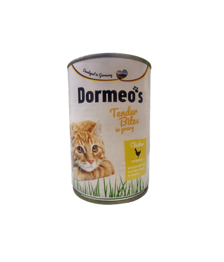 Dormeos Cat Wet Food Chicken Tender Bites In Gravy - 415 g[Weight - 415g] - Shopivet.com