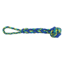 K9 Fitness by Zeus Rope and TPR Ball Tug - 40.64 cm dia.