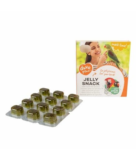 Duvo+ Birds Jelly Snack Spirulina 12pcs x 5g - Shopivet.com