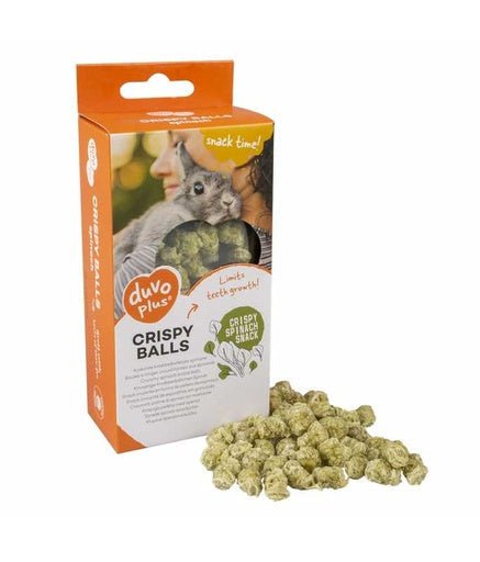 Duvo+ Crispy Chew Balls Spinach Green 50g - Shopivet.com