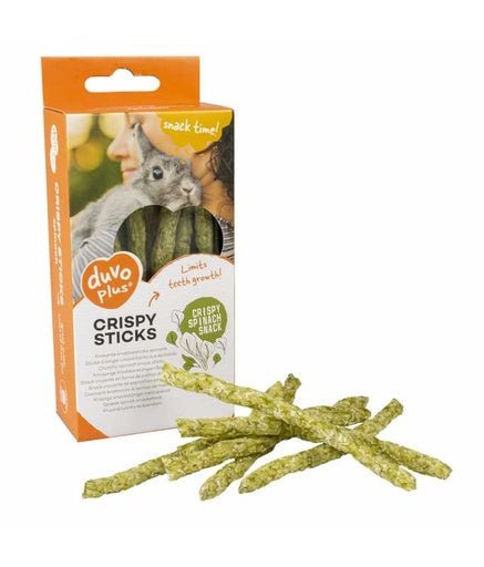 Duvo+ Crispy Chew Sticks Spinach Green 50g - Shopivet.com
