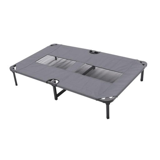 Duvo+ Dog Bed Relax, Grey[Dimension - 118x74x19cm] - Shopivet.com