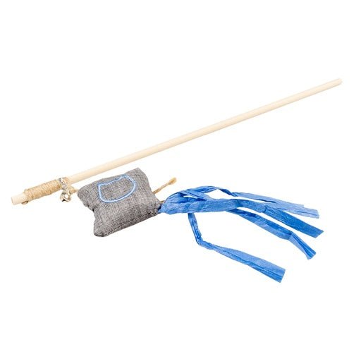 Duvo+ ECO Navy Playing Rod Kite Catnip 20x6x40cm Multicolour - Shopivet.com