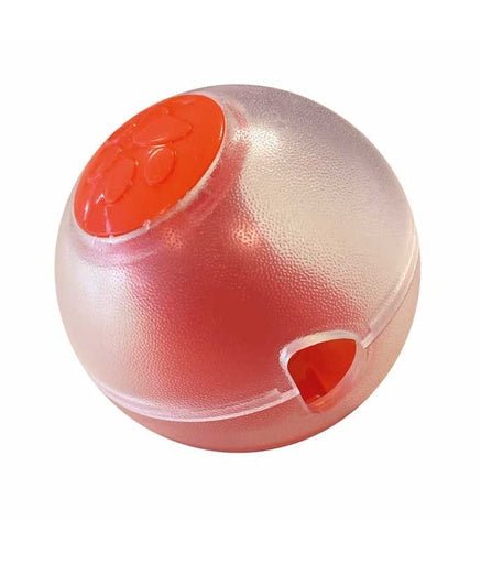 Duvo+ Giggle Snack Ball 7,5x7,5x7,5cm Orange - Shopivet.com
