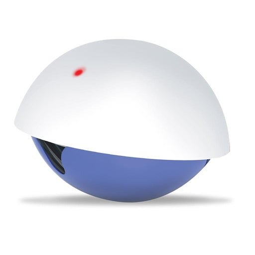 Duvo+ Laser 'N Snack Toy White/Blue - 19x19x15cm - Shopivet.com