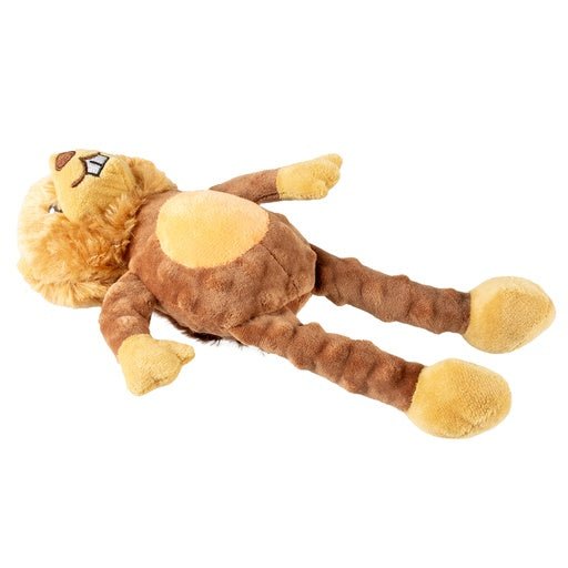 Duvo+ Plush Beaver Crackle Dog Toy 34x21x8cm Brown - Shopivet.com