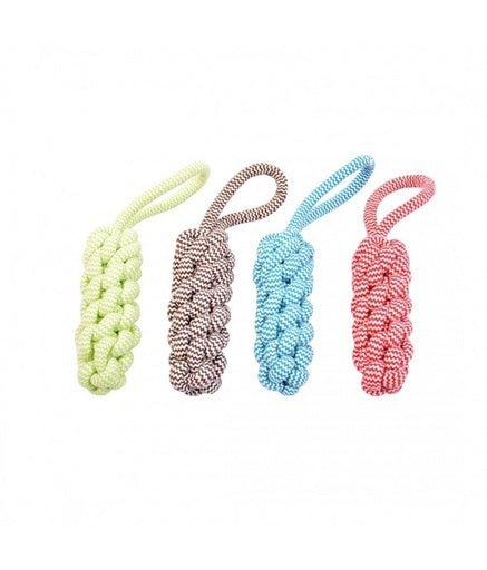 Duvo Scooby Rope Stick With Loop Mixed Colors 30.5cm[Length - 30.5cm] - Shopivet.com