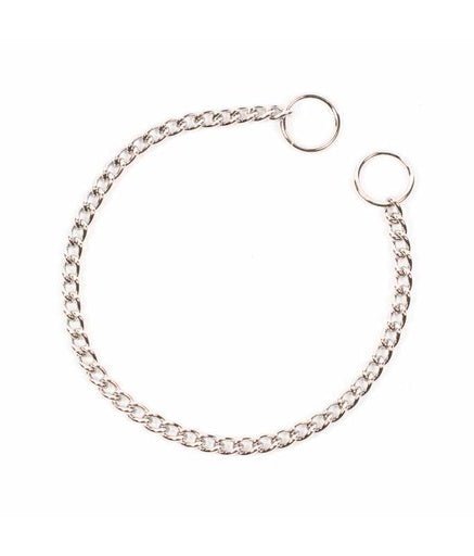 Duvo+ Slip Collar 1 Row, Chromed[Length - 40cm] - Shopivet.com