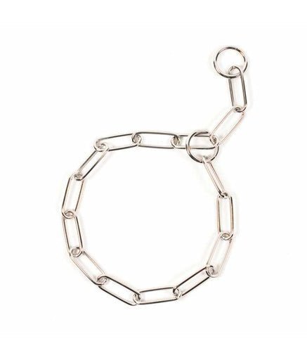 Duvo+ Slip Collar With Big Links, Chromed[Dimension - 70cm/4mm] - Shopivet.com