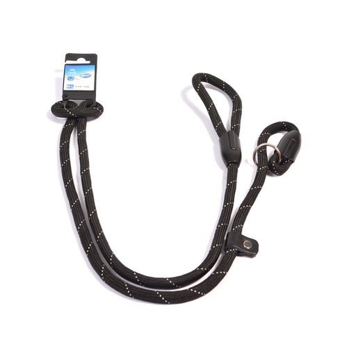 Duvo+ Slip Lead Dressage Black[Dimension - 183cm/10mm] - Shopivet.com