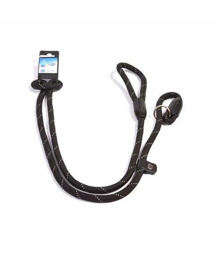 Duvo+ Slip Lead Dressage Black[Dimension - 183cm/12mm] - Shopivet.com