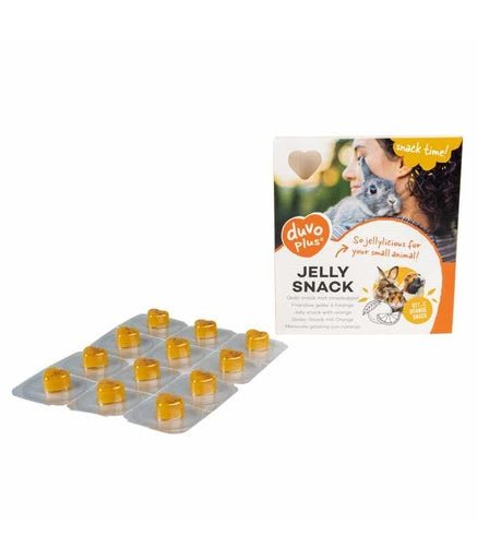 Duvo+ Small Pets Jelly Snack Orange 12pcs x 1.2g - Shopivet.com
