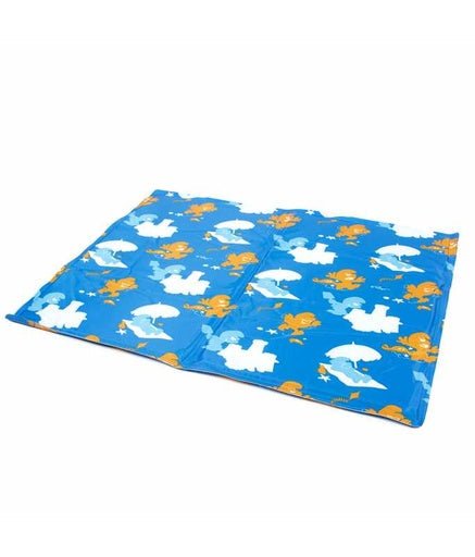 Duvo+ The Smurfs Cooling Mat, Blue[Size - M] - Shopivet.com