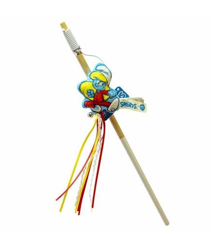 Duvo+ The Smurfs Flying Cat Rods 46x6x2cm, Multicolour - Shopivet.com