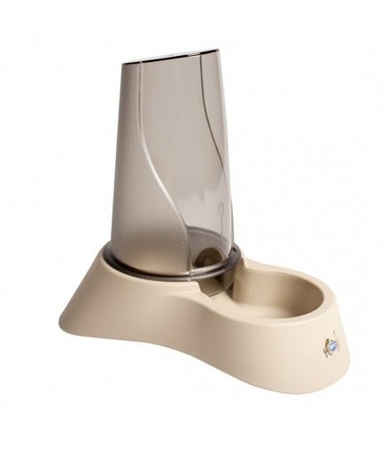 Duvo Water & Food Dispenser Nuvola[Color - Brown, Volume - 1.5L] - Shopivet.com
