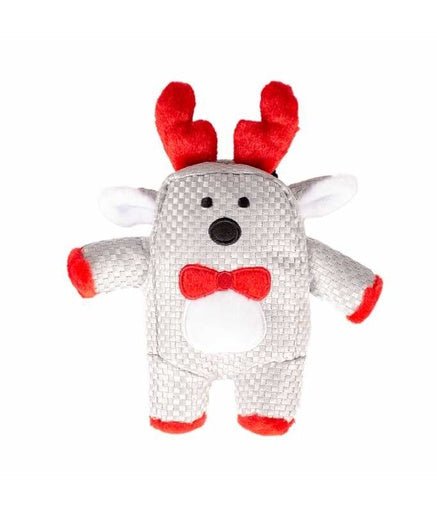 Duvo+ Xmas Plush Square Reindeer 24x19x6cm - Shopivet.com