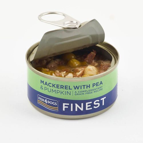 Fish4Dogs Finest Mackerel with Pea & Pumpkin Wet Dog Food 85g - 85g