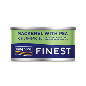 Fish4Dogs Finest Mackerel with Pea & Pumpkin Wet Dog Food 85g - 85g