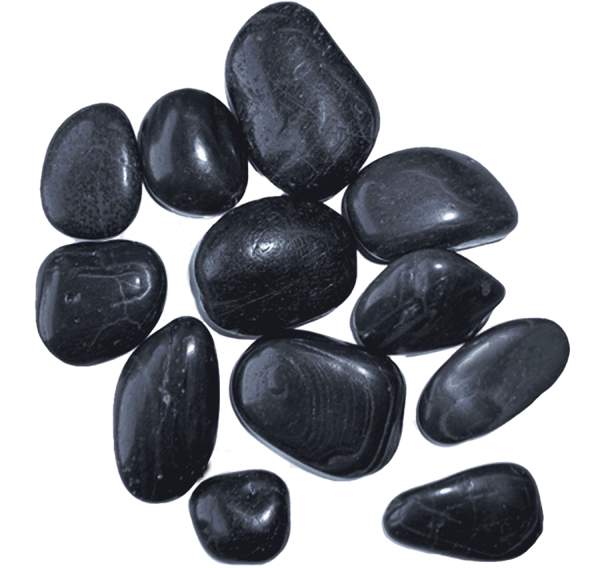 Black Yuhua Stones 3-5 cm 4kg
