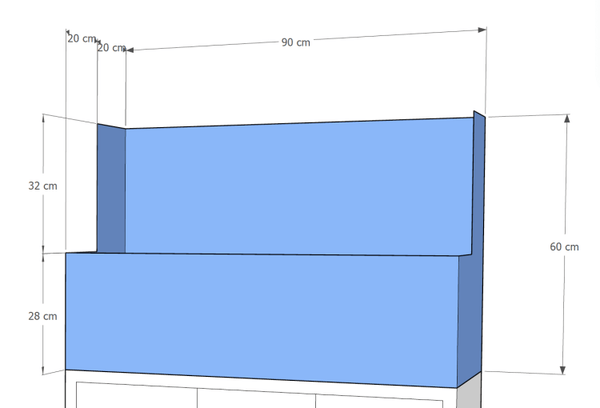 Dymax Paludarium Glass Tank 90cm x 40cm x 60cm (8 mm) - Shopivet.com