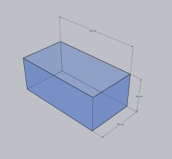 Dymax Shallow Aquarium 45CM X 24CM X 18CM (5 MM) - Shopivet.com