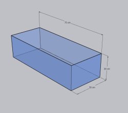 Dymax Shallow Aquarium 60CM X 30CM X 18CM (5 MM) - Shopivet.com