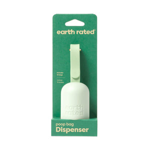 Earth Rated Poop Bag Dispenser with 15 Bags (Unscented) - Shopivet.com