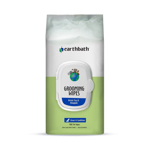 earthbath® Grooming Wipes, Green Tea & Awapuhi, 100 ct - Shopivet.com
