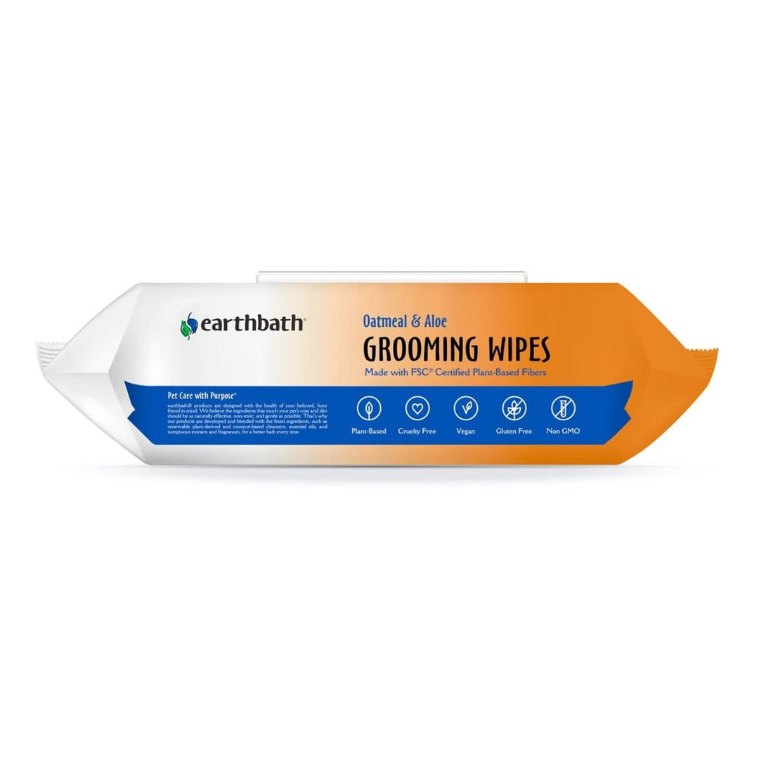 Earthbath Grooming Wipes – Oatmeal & Aloe 100 ct - Shopivet.com
