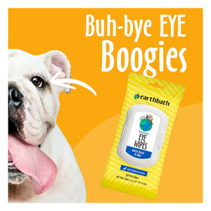 Earthbath Hypoallergenic Eye Wipes (Witch Hazel & Aloe) – 30 Wipes - Shopivet.com