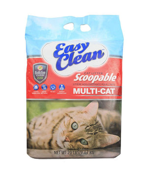 Easy Clean Multi - Cat Clumping Cat Litter - 9.07KG - Shopivet.com