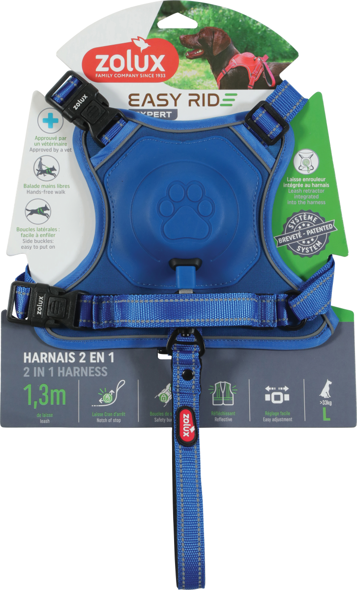 Easyride Harness Blue, Large