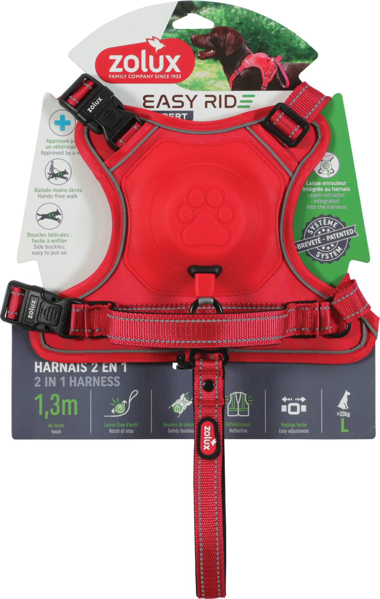 Easyride Harness Red, Large