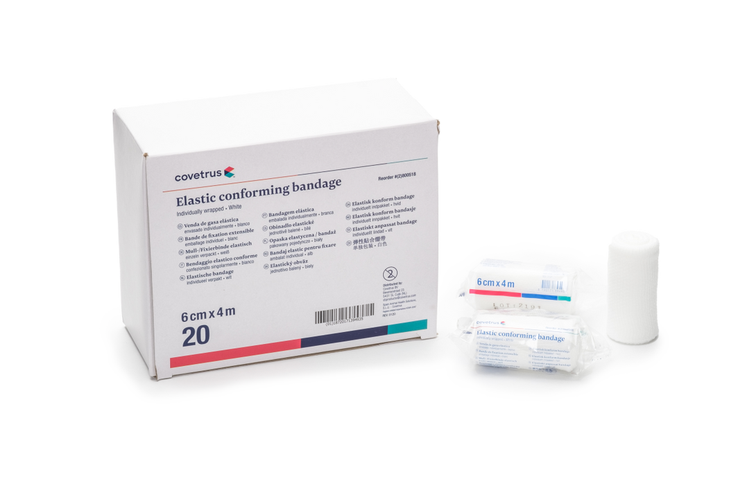 Elastic conforming bandage, single packed bandage 10cm x 4m 20 pcs