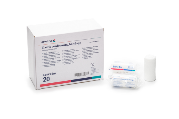 Elastic conforming bandage, single packed bandage 10cm x 4m 20 pcs