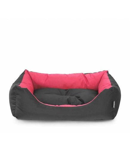 Empets Couch Bed Basic Duo[Dimension - 55x42x16cm, Color - Pink & Black] - Shopivet.com