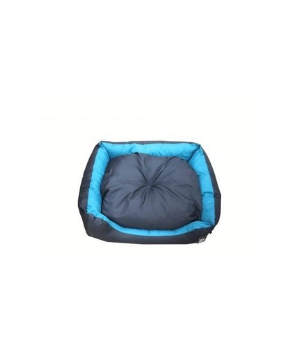 Empets Couch Bed Basic Duo[Dimension - 65x50x18cm, Color - Blue & Black] - Shopivet.com