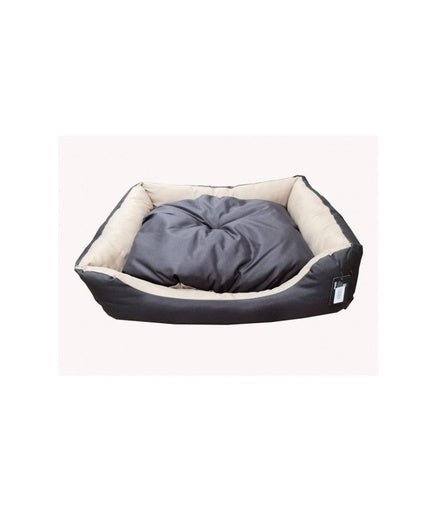 Empets Couch Bed Basic Duo[Dimension - 75x55x20cm, Color - Light Brown & Dark Brown] - Shopivet.com