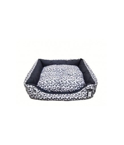 Empets Couch Bed Modern[Dimension - 90x75x22cm, Texture - Printed Black & White] - Shopivet.com
