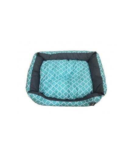 Empets Couch Bed Modern[Dimension - 90x75x22cm, Texture - Printed Light Green] - Shopivet.com