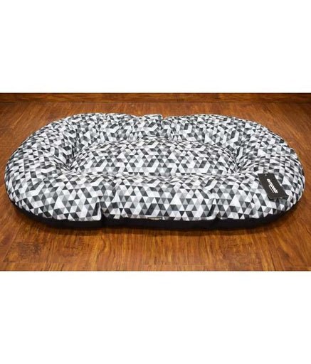 Empets Pontoon Cushion Modern[Texture - Printed Black & White, Dimension - 80x50cm] - Shopivet.com