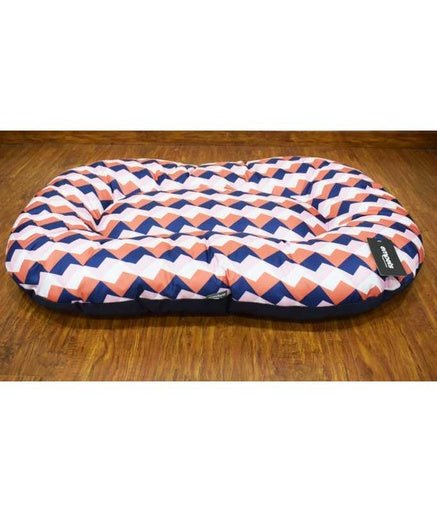 Empets Pontoon Cushion Modern[Texture - Printed Red & Blue, Dimension - 80x50cm] - Shopivet.com