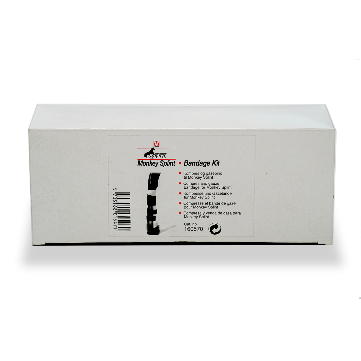 EQUIVET Monkey Splint, bandage kit, compres and gauze bandage