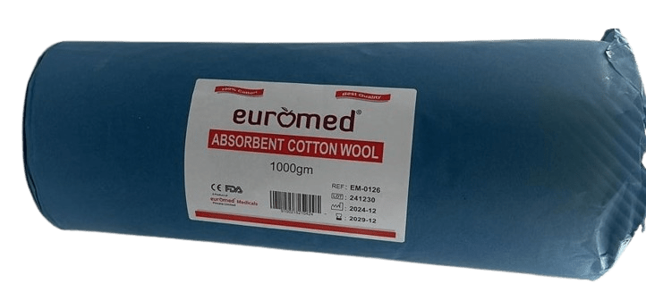 Euromed Cotton Wool 1000g - Shopivet.com