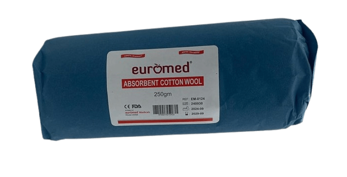 Euromed Cotton Wool 500g - Shopivet.com