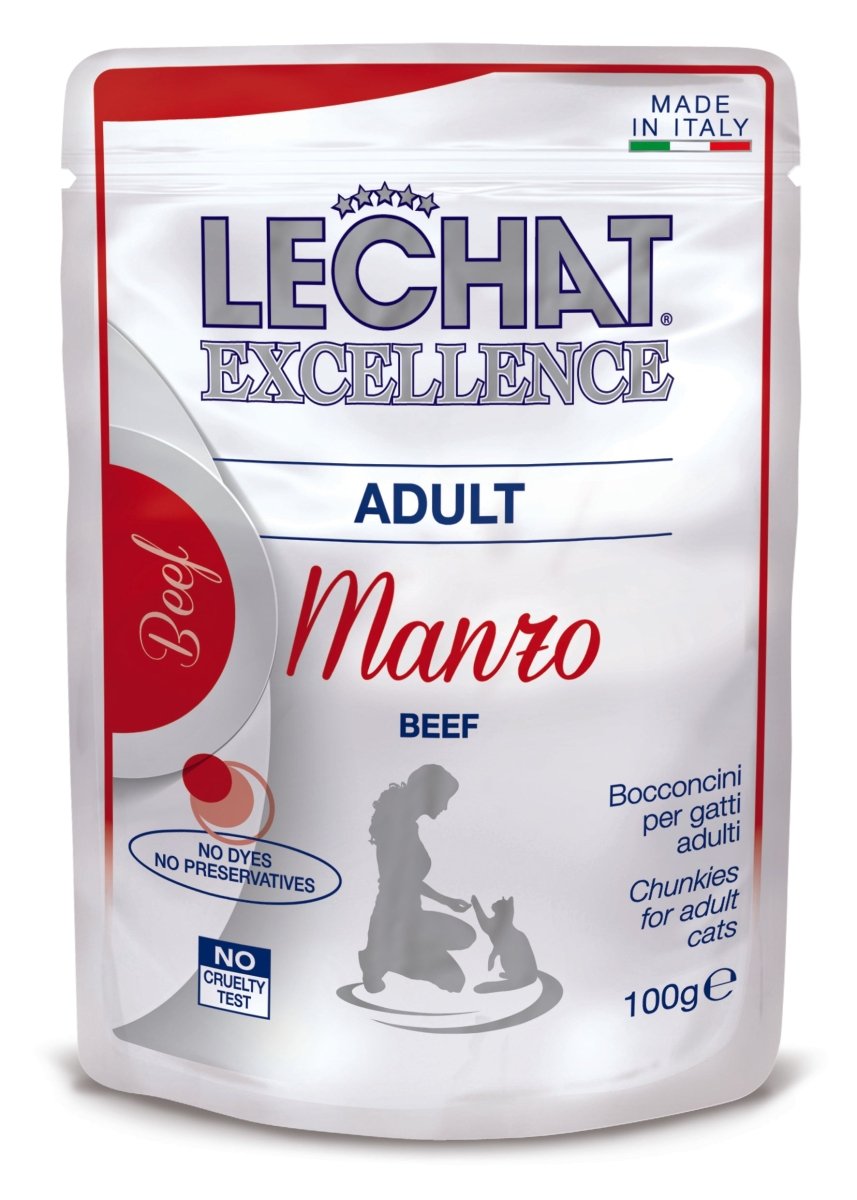 Excellence - Cat Wet Pouches beef - 100g - Shopivet.com