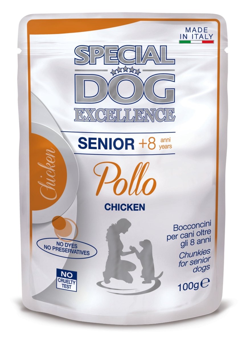Excellence - Dog Wet Pouches Senior with chicken - 100g - Shopivet.com
