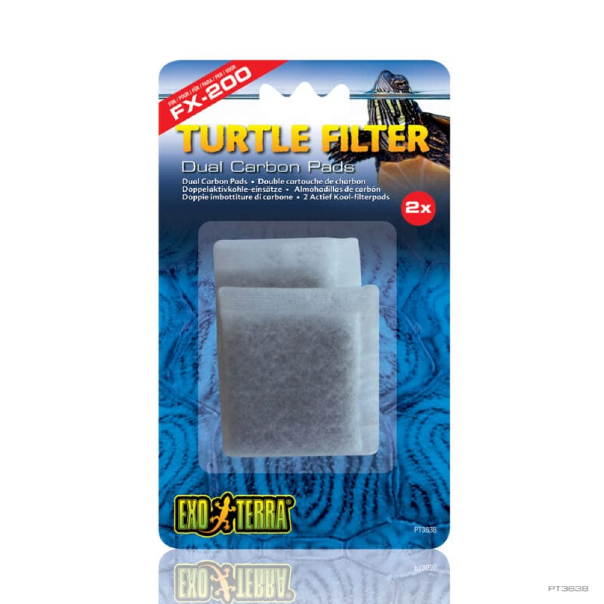 Exo Terra Carbon Pads, 2pcs for FX-200