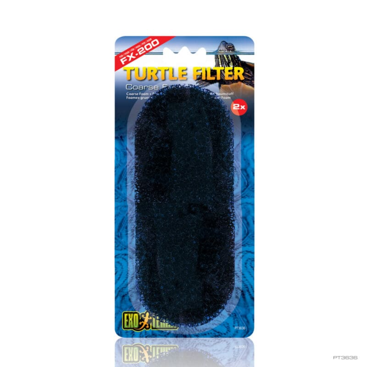 Exo Terra Coarse Foam, 2pcs for FX-200